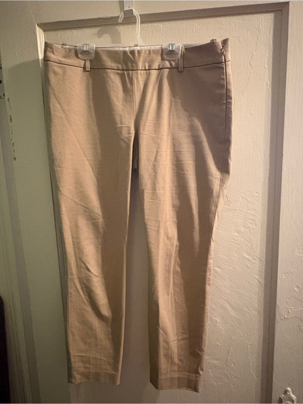J. Crew: Women’s Chino Stretch Pants in Khaki